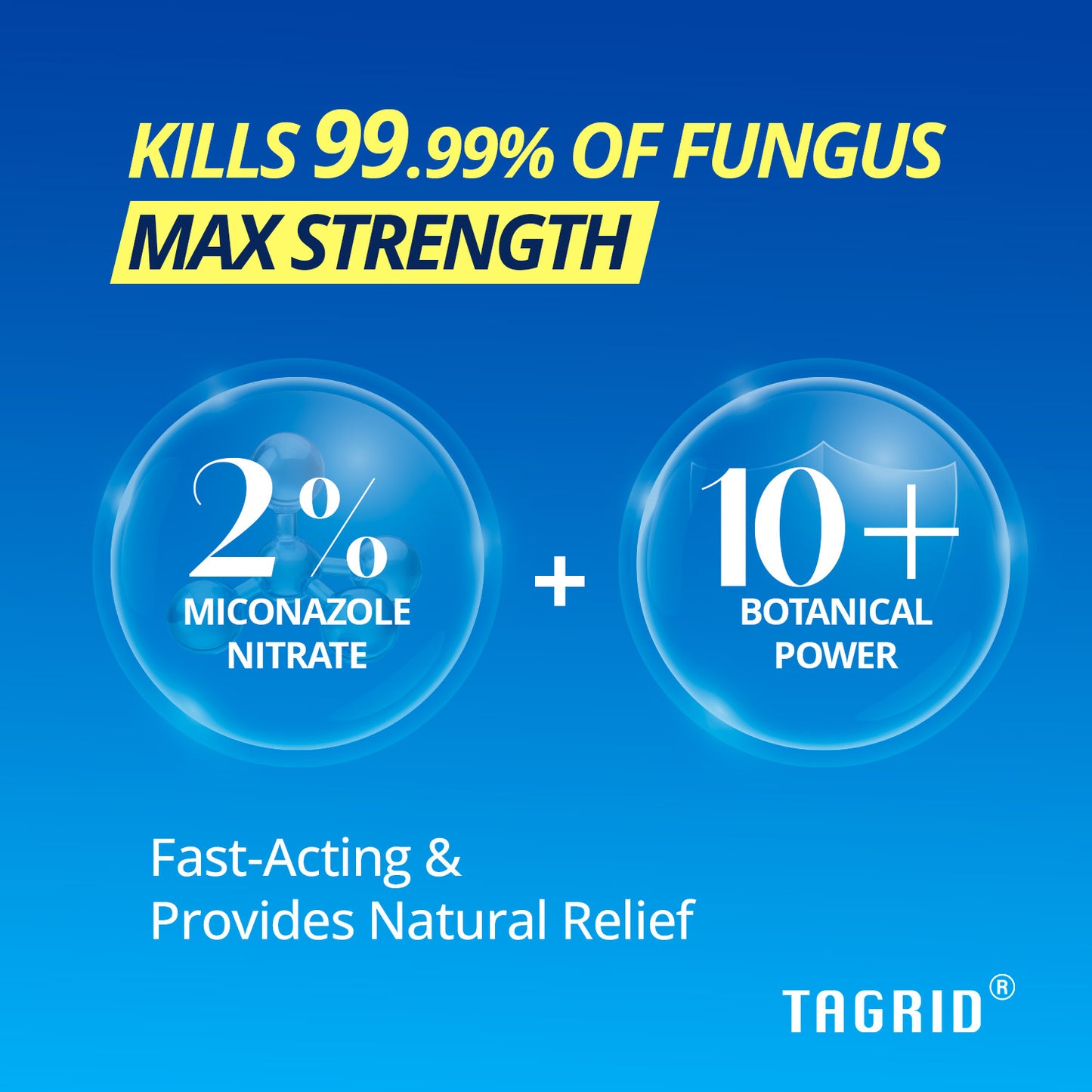 TAGRID Antifungal Jock Itch Spray - Gentle Soothing Formula with 1% Tolnaftate and Botanical Extracts for Men and Women, compact 3.5oz spray for active skin hygiene