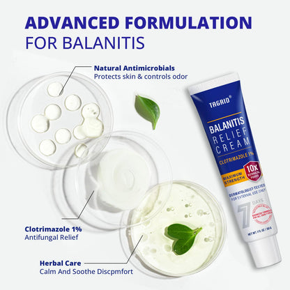 mens intimate antifungal cream with clotrimazole 1 percent and herbal ingredients helps soothe irritation, protect skin, and support gentle care for sensitive areas
