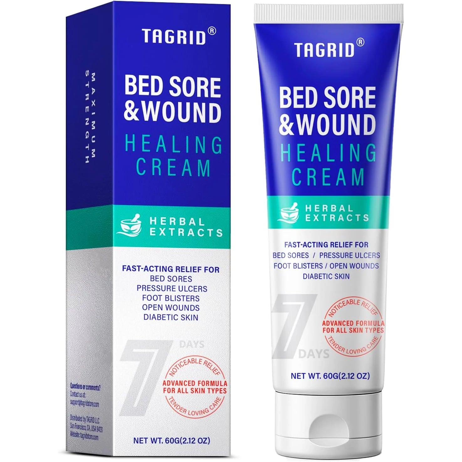 TAGRID skin protectant cream with allantoin 0.5 percent helps support skin comfort and provides a protective moisture barrier for sensitive skin