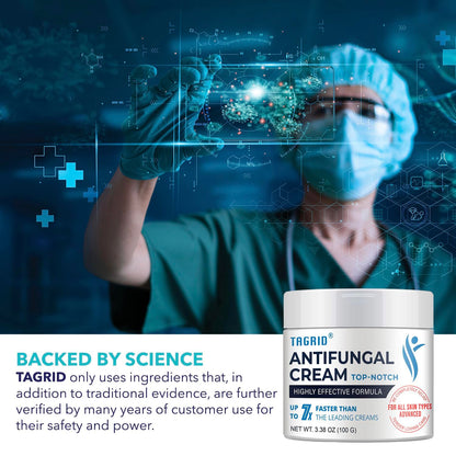 TAGRID antifungal cream science backed formula with clotrimazole 1 percent supports skin health and comfort with clinically inspired ingredients