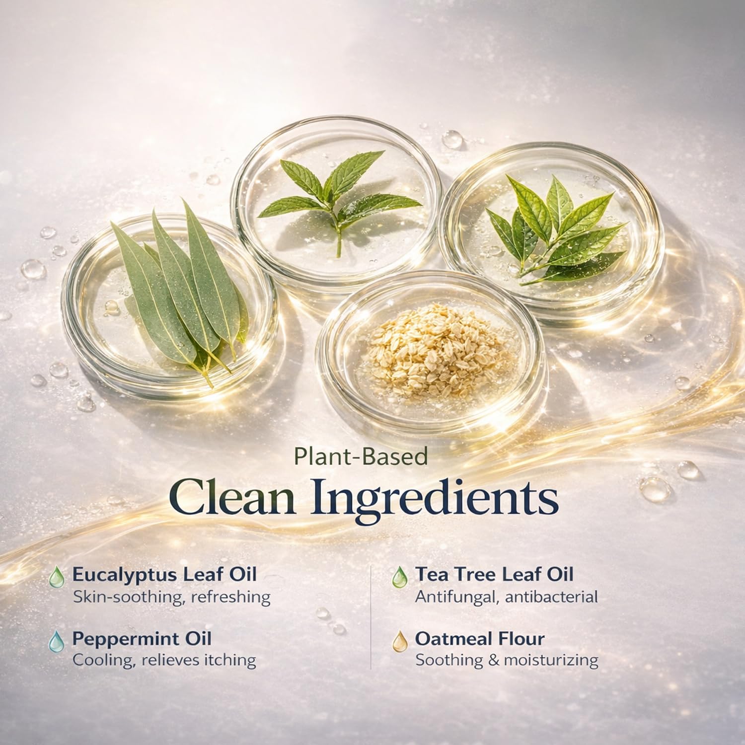 TAGRID antifungal soap with tea tree oil oatmeal eucalyptus and peppermint supports gentle cleansing and daily skin care
