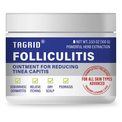 TAGRID folliculitis ointment with miconazole supports scalp and skin care for itching dryness and daily comfort routine