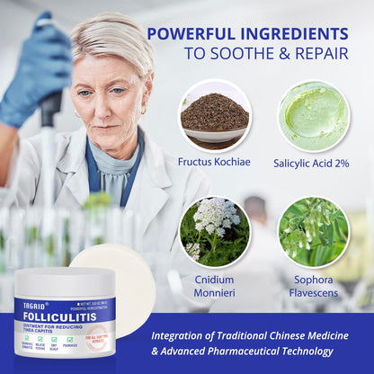 TAGRID folliculitis relief formula with salicylic acid and botanical extracts supports skin soothing and daily skin care routine