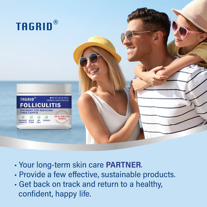 TAGRID folliculitis treatment supports long term skin care by relieving ingrown hair irritation redness and promoting healthy confident skin