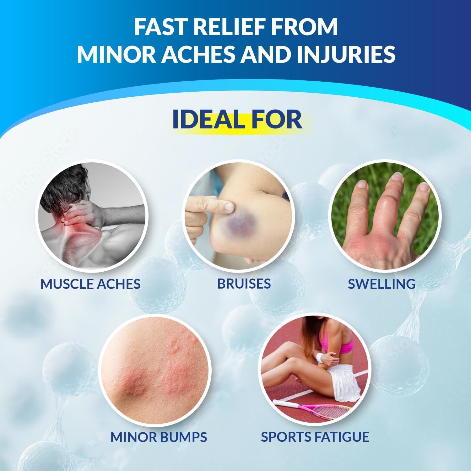 TAGRID Arnica Bruise - Fast relief from minor aches. Ideal for bruises, swelling, muscle aches, and sports fatigue. Gentle on skin.