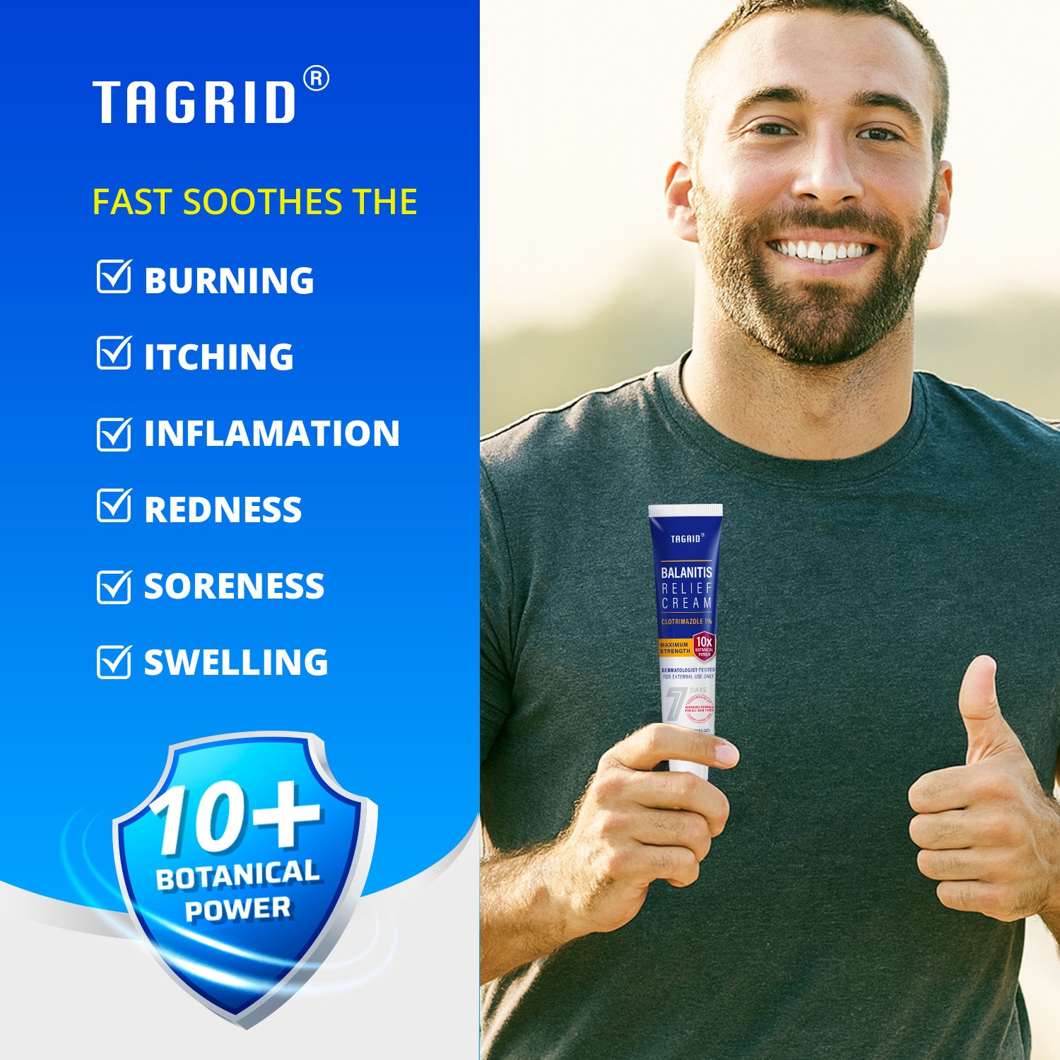 mens intimate antifungal cream helps soothe itching, burning, redness, and irritation while supporting comfort for sensitive skin areas