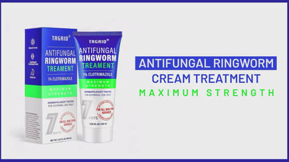 TAGRID Antifungal Ringworm Cream – 1% Clotrimazole Relief 3.53oz