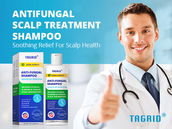 Tagrid Anti-Fungal Scalp Treatment Shampoo - Soothing Relief from Fungal Scalp