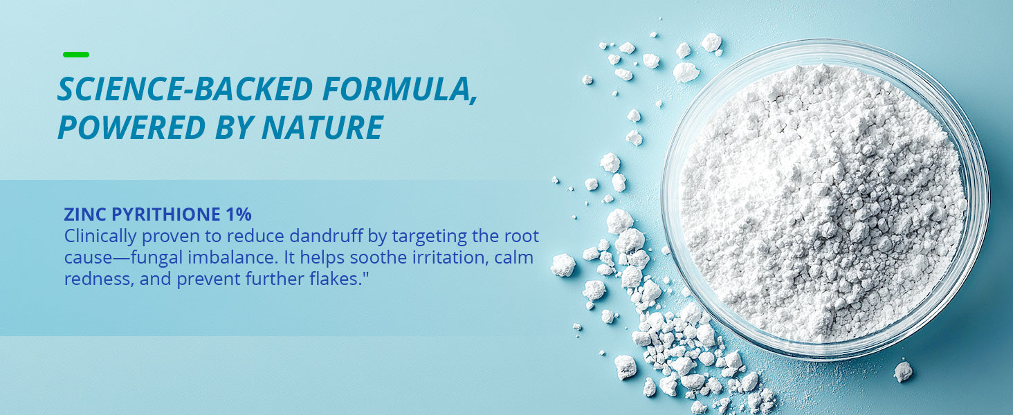 Tagrid Shampoo Science-Backed Formula - Zinc Pyrithione for Dandruff and Scalp Irritation Relief